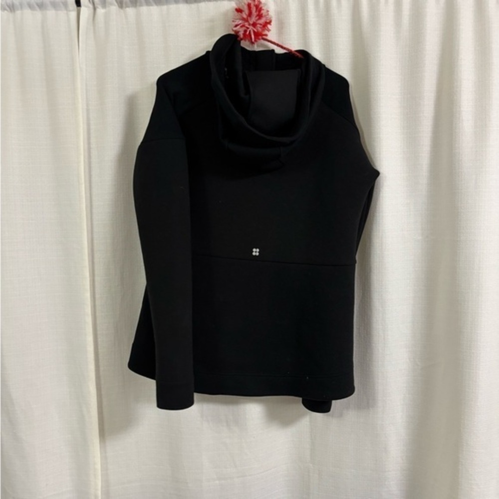 Sweaty Betty Black Hooded Sweatshirt Relaxed Fit